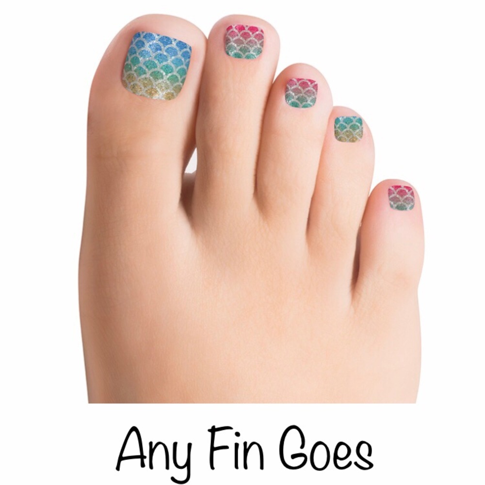 NEW!!! CS 💯 Real Nail Polish Pedicure Strips 💅🏼